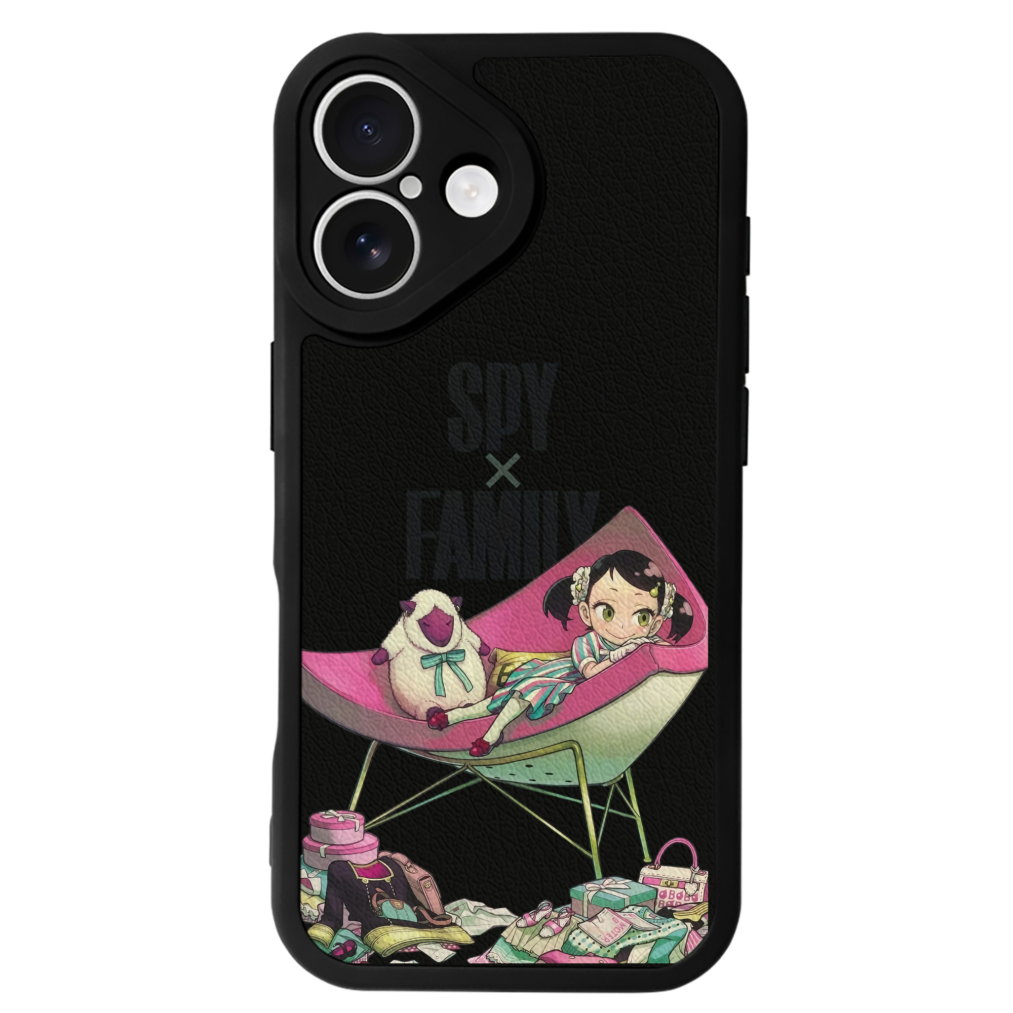 （画像用） SPY×FAMILY间谍家家酒 【iPhone 16シリーズ対応】シリコンスマホケース（レザー調） 材質：シリコン